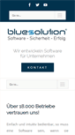 Mobile Screenshot of bluesolution.de